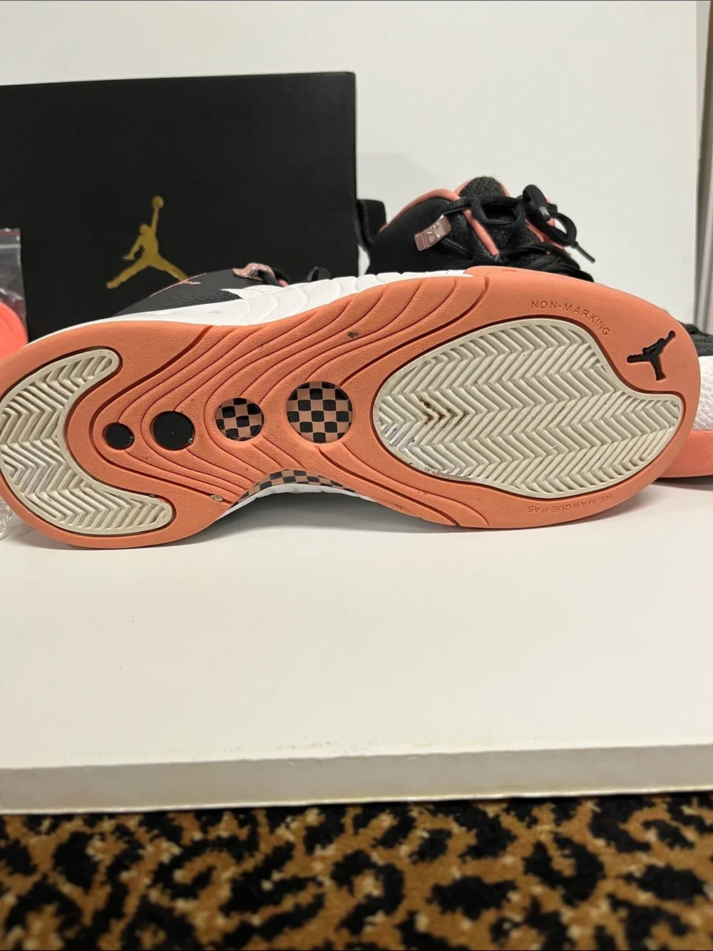 Jordan Kids Basketball Shoes Black White Coral
